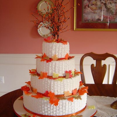 Autumn Wedding Cake