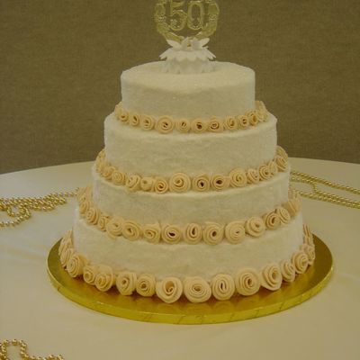 50Th Anniversary Cake