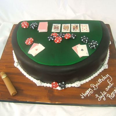 Lyle Poker Cake