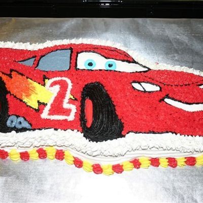 Lightning Mcqueen Cake
