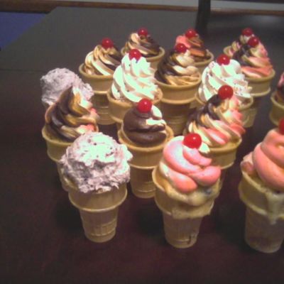 Ice Cream Cone Cupcakes