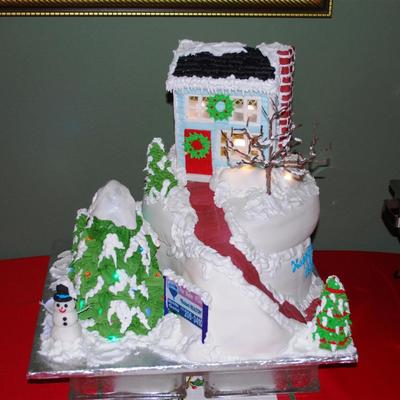 Holiday Birthday Cake