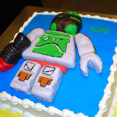 Boba Fett Lego Cake