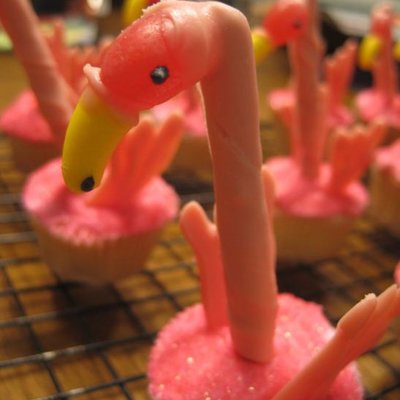 Flamingo Cupcakes