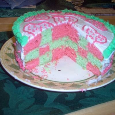 Checkerboard Cake