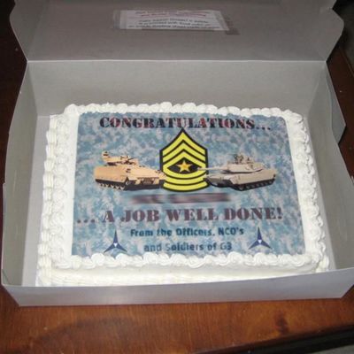 Snickerdoodle Cake With Edible Image