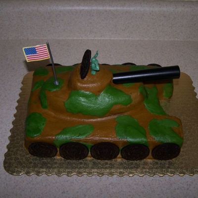 Army Tank Cake