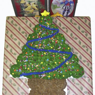 Christmas Tree Cupcake Cake