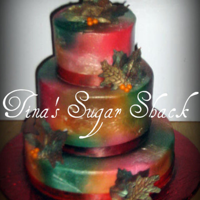 Fall Colors Cake