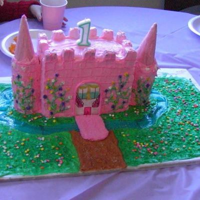 Princess Castle Cake