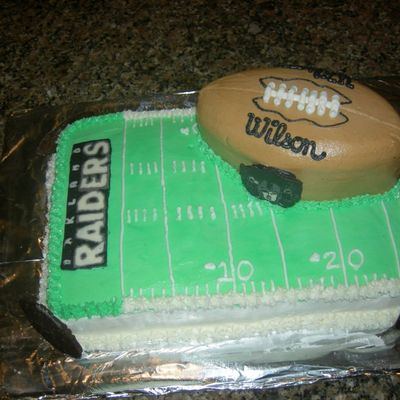 Raiders Football Cake