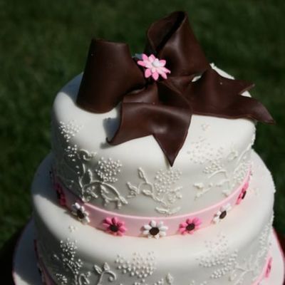 Pink And Brown Bridal Shower.