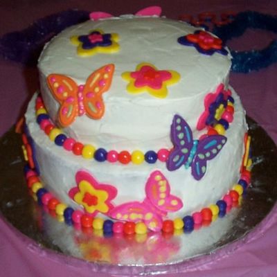 Butterfly Tier Cake