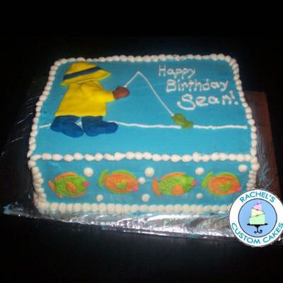 Fishing/fishy Birthday Cake