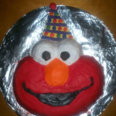 Elmo Birthday Cake