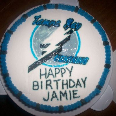 Tampa Bay Lightning Birthday Cake