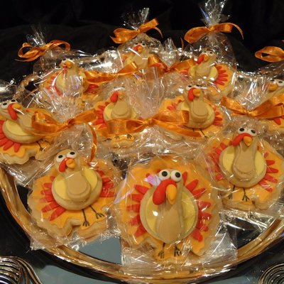 3-D Turkey Cookies
