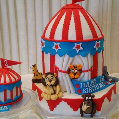 Circus Tent Cake