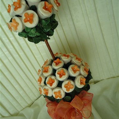 Mini Cupcake Topiary