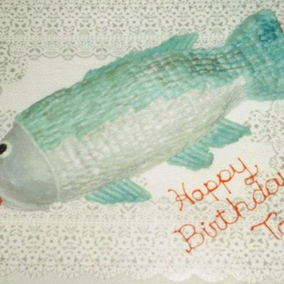 Fish Birthday Cake