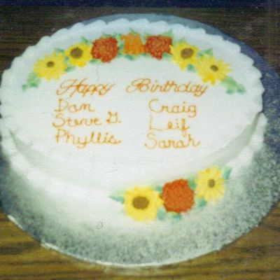 Fall Birthday Cake