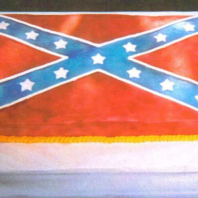 Confederate Flag Cake