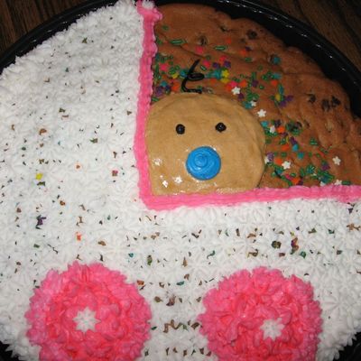 Baby Shower Cookie Cake