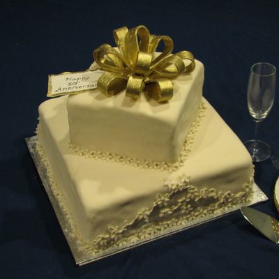 50Th Anniversary Cake