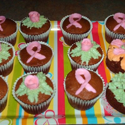 Breast Cancer Awareness Cupcakes