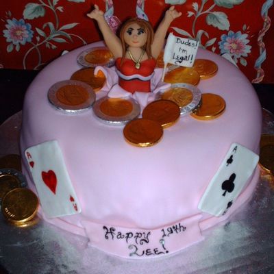 Daughter's 19Th Brithday Cake