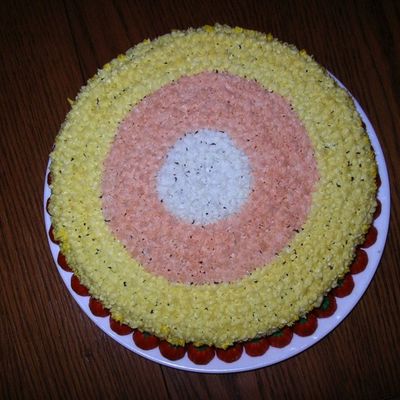 Candy Corn Cake