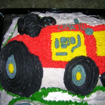 Red Case Tractor