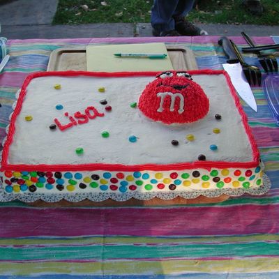 M&m Cake