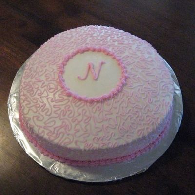 Pink Baby Shower Cake