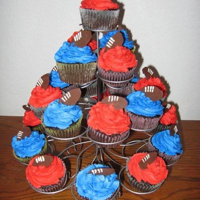 Superbowl Cupcakes