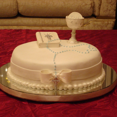 First Communion Blue