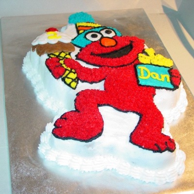 Elmo Birthday Cake