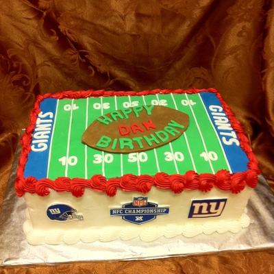 Giants Football Cake