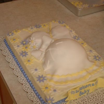 Pregnant Belly Cake