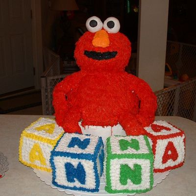 Elmo Cake