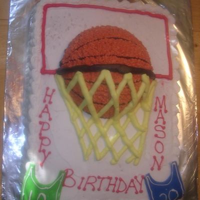 Basketball Birthday Cake