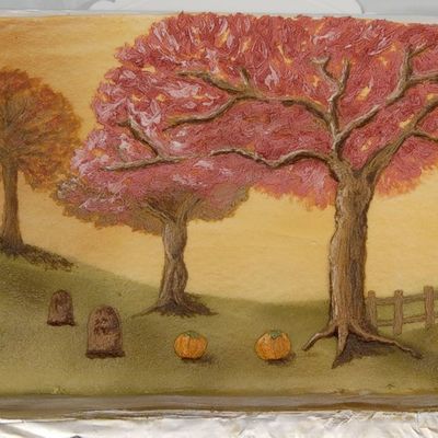 Autumn Pumpkin Scene