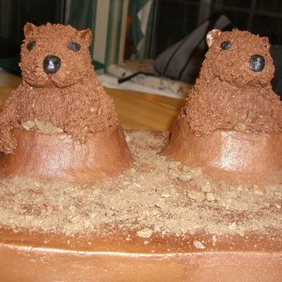 Groundhog Day Cake