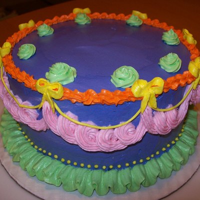 Whimsical Birthday Cake