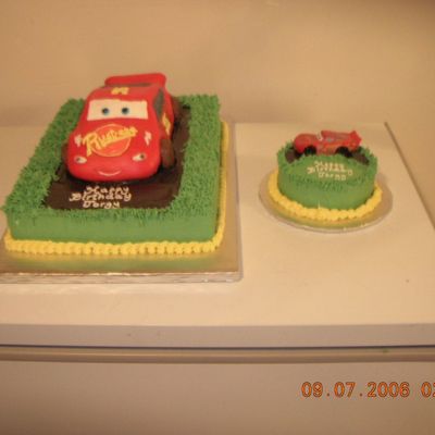 Lightning Mcqueen Cake