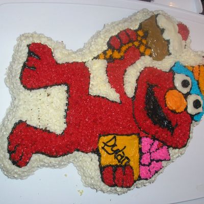 Elmo Cake