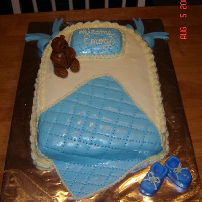 Baby Boy Shower Cake