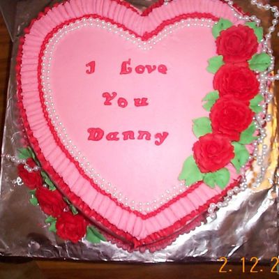 Tres Leches Heart Cake