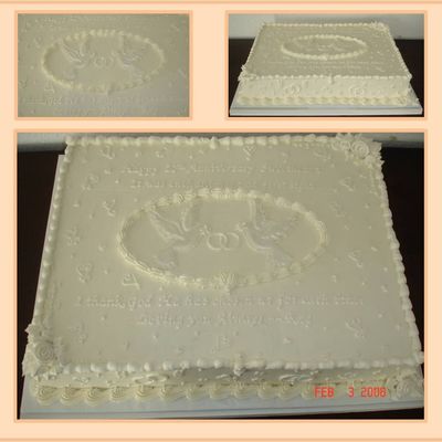 Anniversary Wasc Sheet Cake