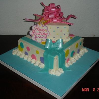 Jessica's Package Cake